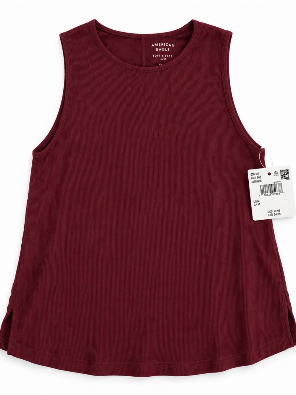NWT AMERICAN EAGLE Soft & Sexy Rib Tank Top – Women’s M